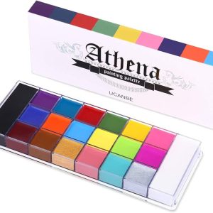 UCANBE Athena Painting Palette - Professional Face Body Paint Oil - 20 Colors