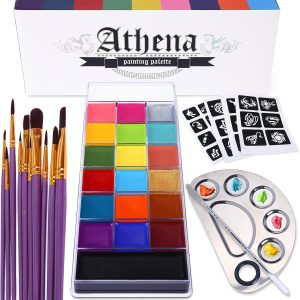 UCANBE Athena Face Body Paint Oil Makeup Set.